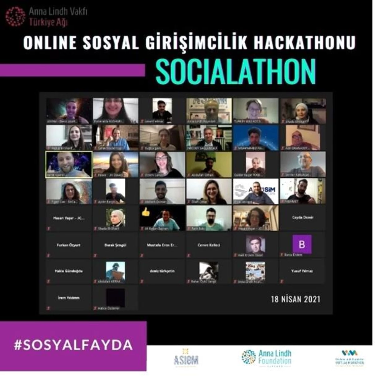 Gençlere yönelik \'Sosyal Girişimcilik Hackathonu\' düzenlendi