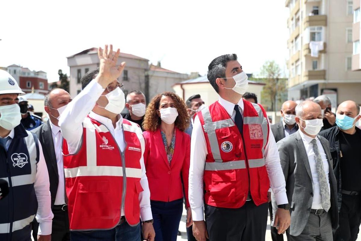 İBB Başkanı Ekrem İmamoğlu\'ndan Kartal ziyareti