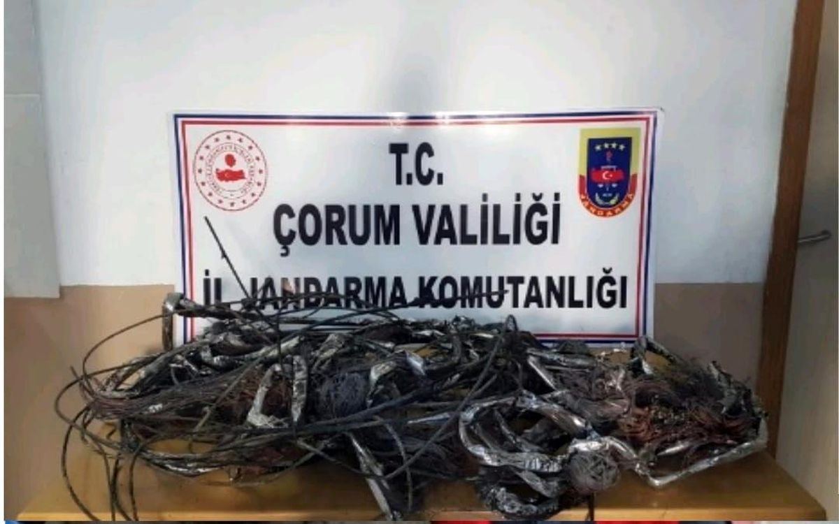Son dakika haberleri! Jandarmadan kablo hırsızlarına suçüstü