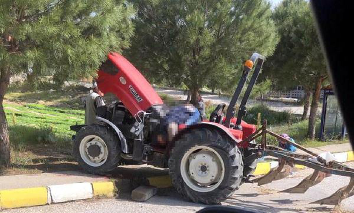 Son dakika haberleri | Kapı kirişi üzerine devrilen traktör sürücüsü öldü