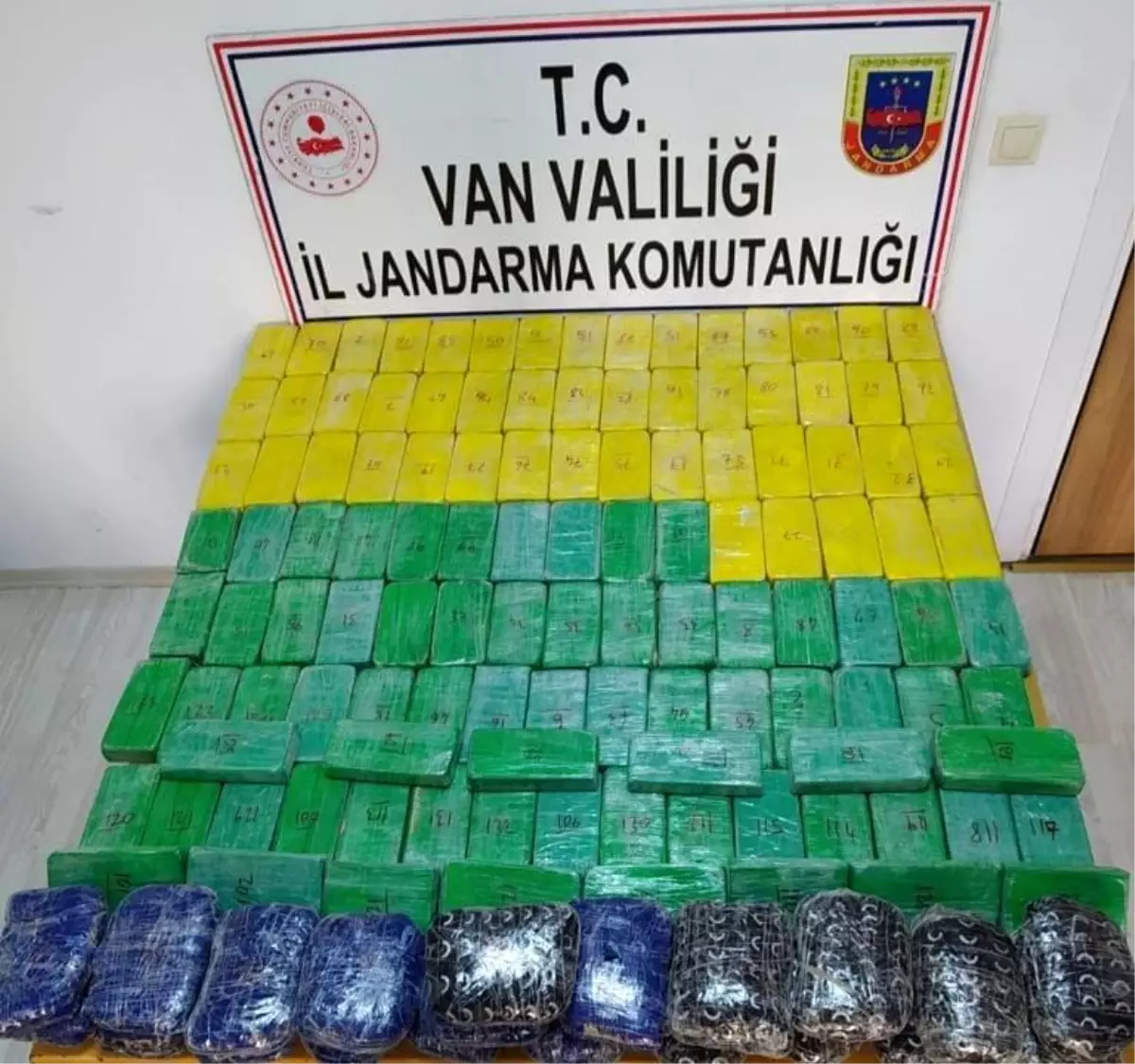 Van\'da 80 kilogram eroin ele geçirildi