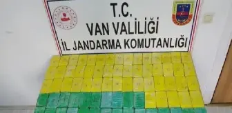 Van'da, dere yatağında çuvallar içinde 80 kilo eroin ele geçirildi