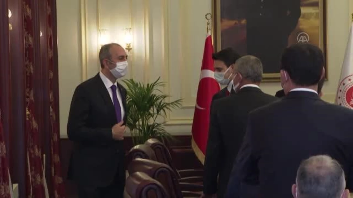 Son dakika haber: Adalet Bakanı Gül, YTB Başkanı Eren ve Almanya\'dan gelen STK yöneticilerini kabul etti