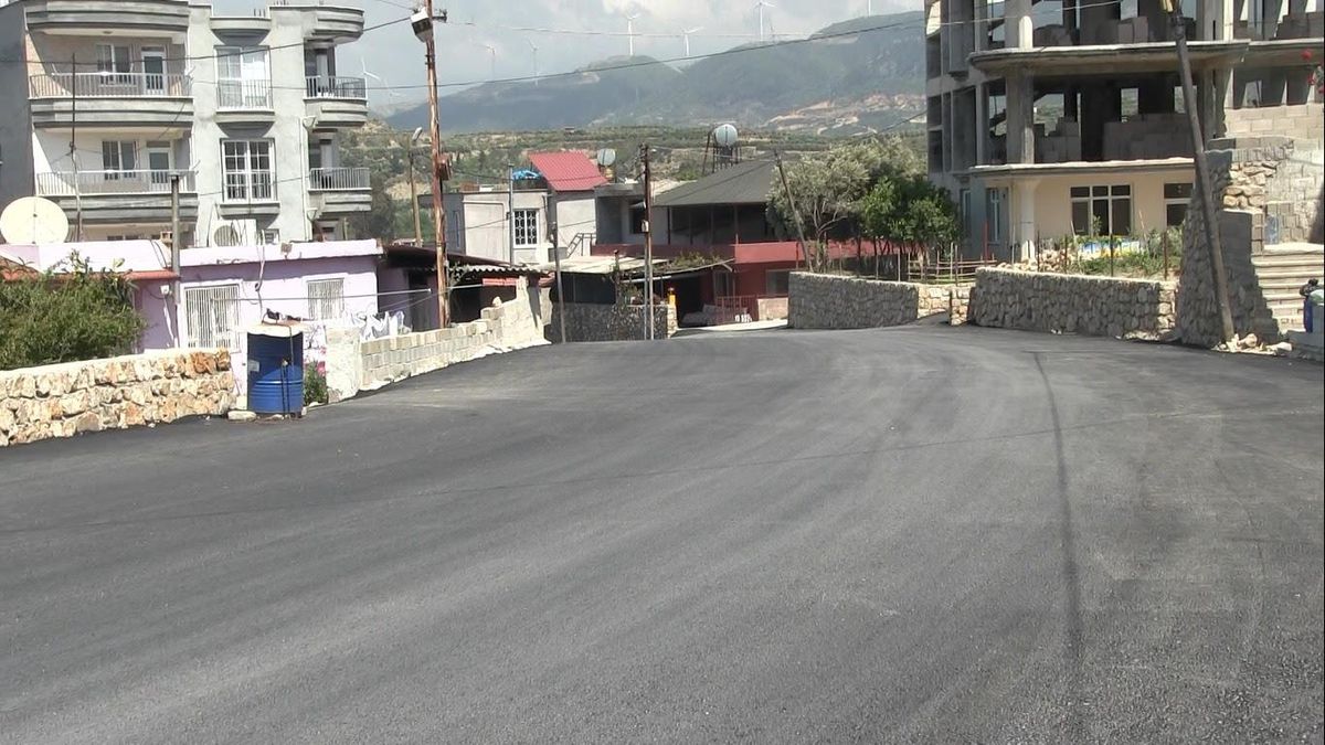 Adana sokakta çalışmalar tamamlandı