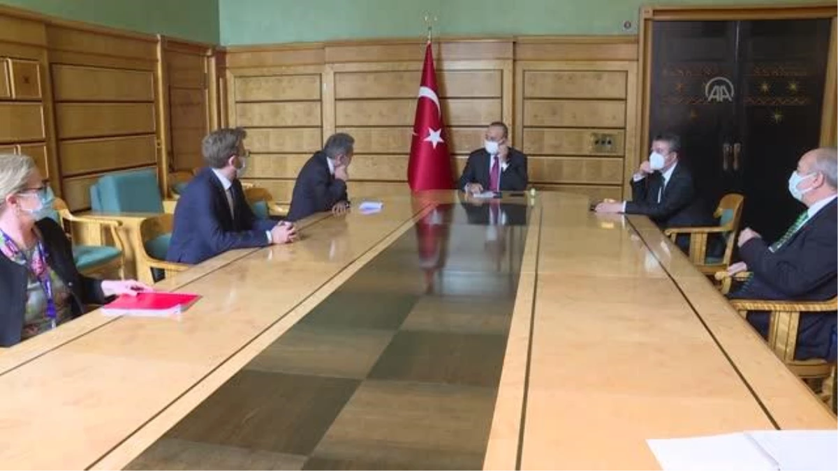 Çavuşoğlu, Uluslararası Kızılhaç Komitesi Başkanı Maurer ile görüştü