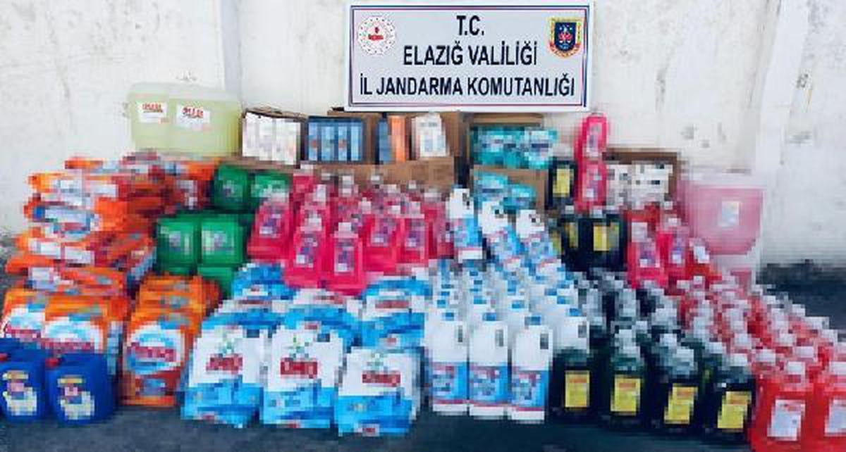 Elazığ\'da sahte temizlik malzemesi operasyonu: 1 gözaltı