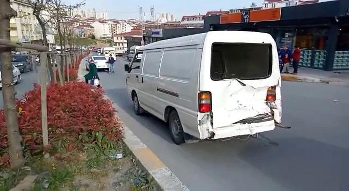 Esenyurt\'ta hafriyat kamyonu dehşeti kamerada