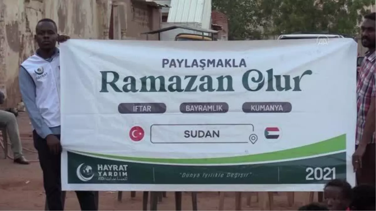 Hayrat İnsani Yardım Derneği, Sudan\'da 20 bin kişinin iftar sofrasına konuk olacak