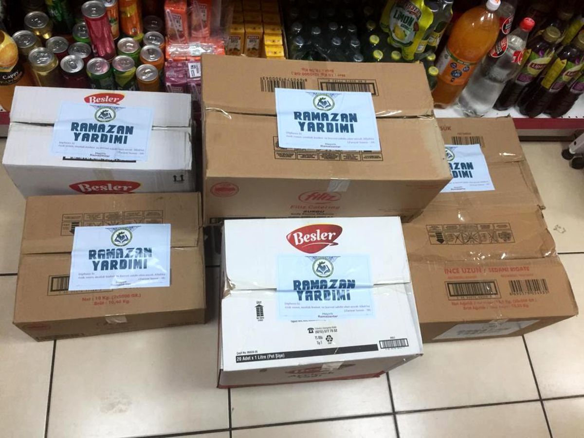 İhtiyaç sahibi 200 aileye gıda paketi yardımı yapıldı