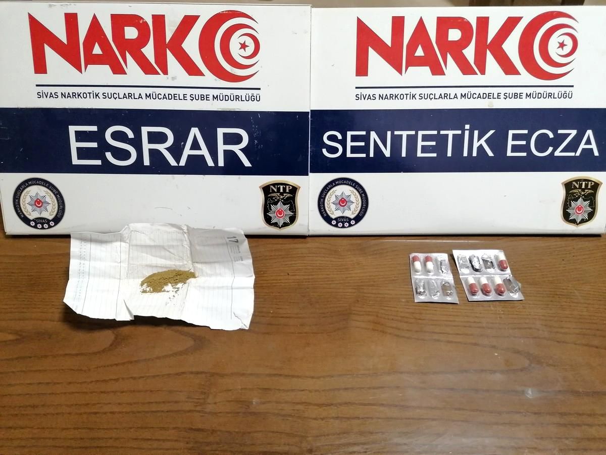 Sivas\'ta narkotik operasyonları