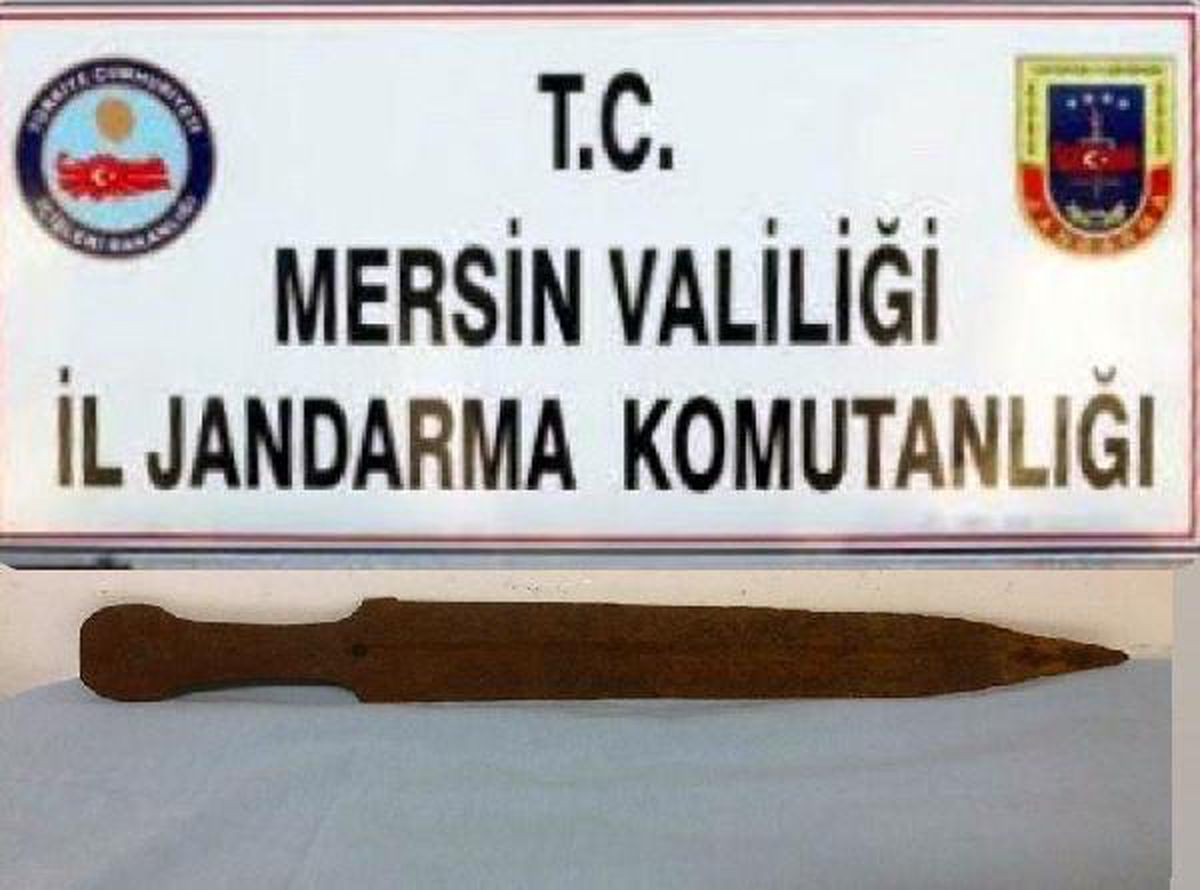 Tarsus\'ta lojyener kılıcı ele geçirildi