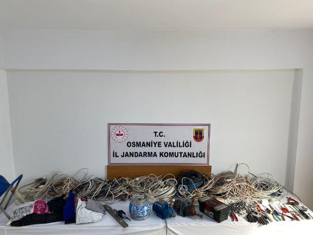 Yayla evi hırsızları, çaldıklarıyla yakalandı