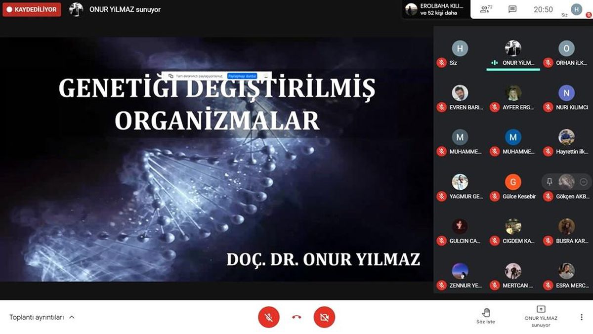 ADÜ\'de Genetiği Değiştirilmiş Organizmalar Semineri gerçekleşti