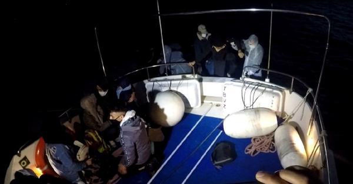Bodrum\'da 11 kaçak göçmen kurtarıldı