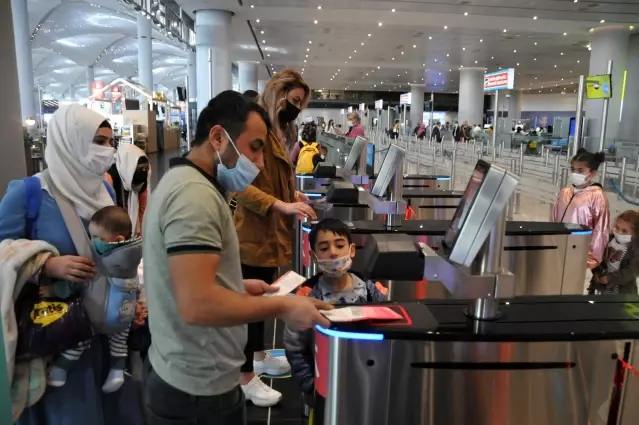 İstanbul Havalimanı'nda tam kapanma yoğunluğu