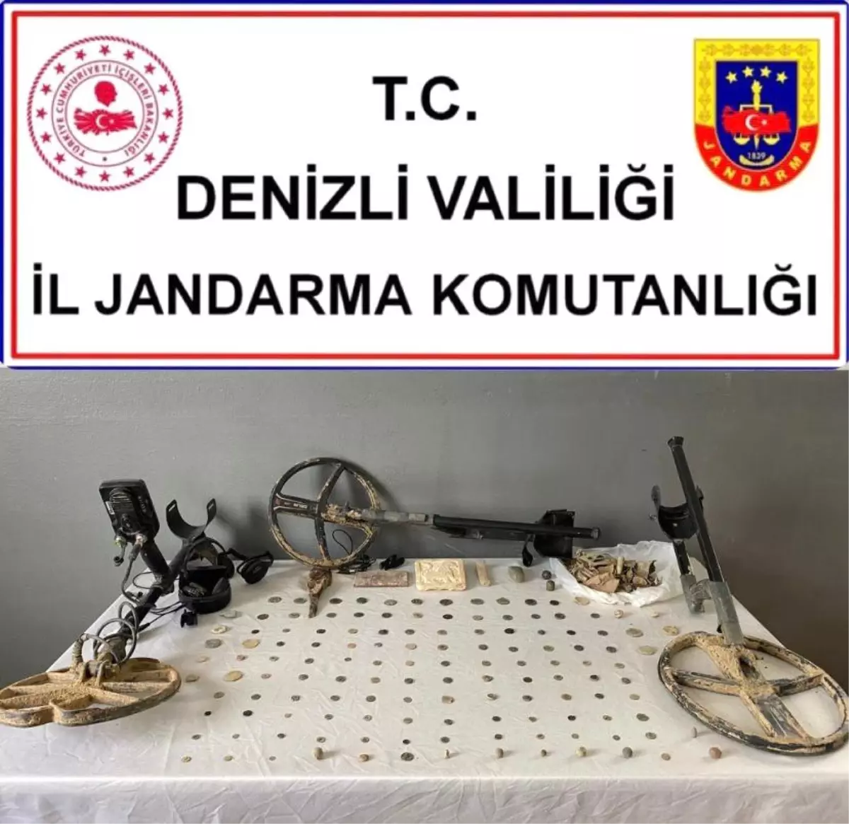 Kaçak kazı yapan 3 şüpheli tarihi eserler ile yakalandı