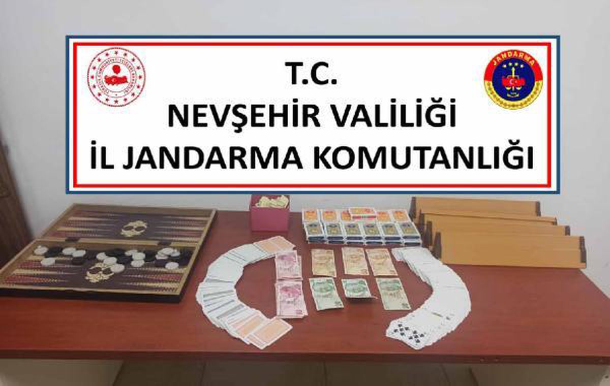 Nevşehir\'de bağ evinde kumar oynayan 10 kişiye para cezası