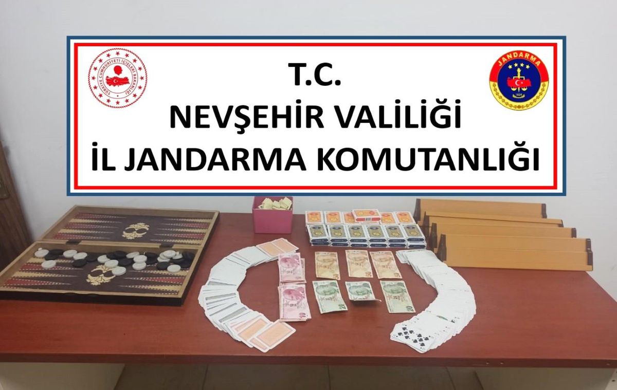 Nevşehir\'de bağ evine kumar baskını