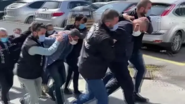 Organize suç örgütü operasyonunda gözaltına alınan 10 kişi adliyeye sevk edildi