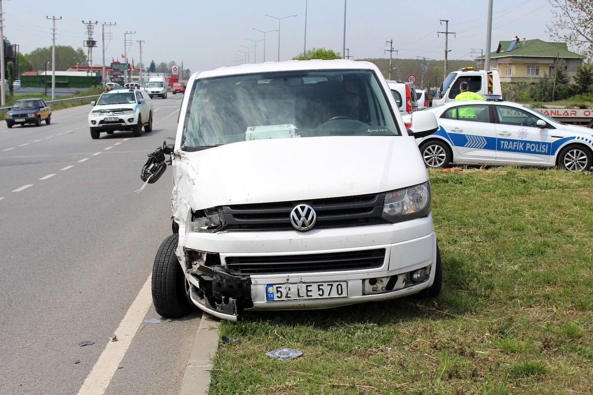 Samsun\'da trafik kazası: 2 yaralı