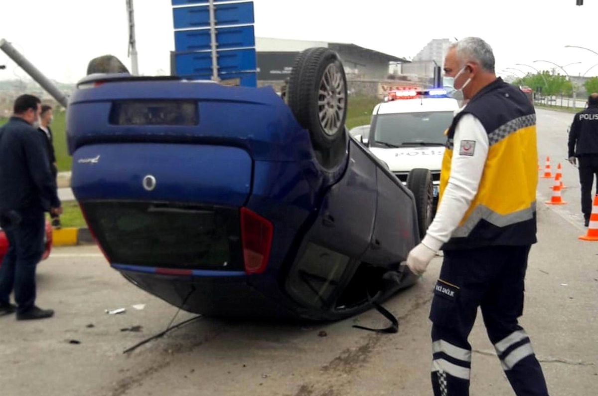 Samsun\'da trafik kazası: 5 yaralı