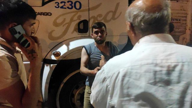Şanlıurfa'da akü hırsızına meydan dayağı
