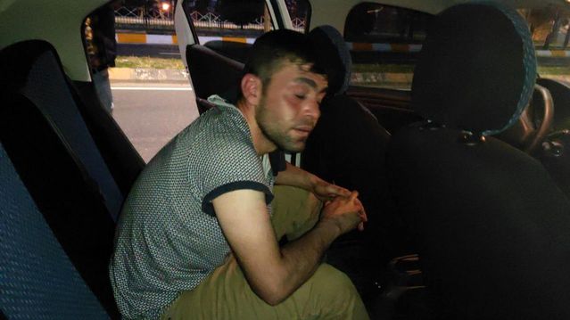 Şanlıurfa'da akü hırsızına meydan dayağı