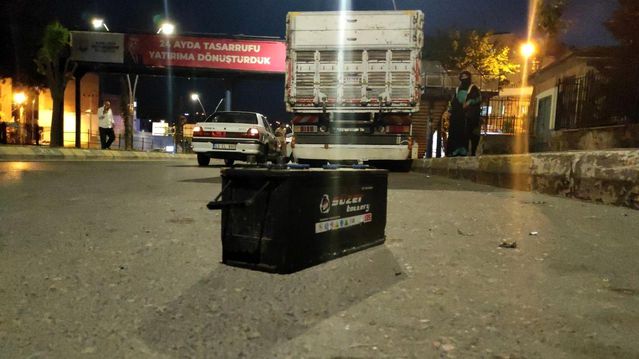 Şanlıurfa'da akü hırsızına meydan dayağı