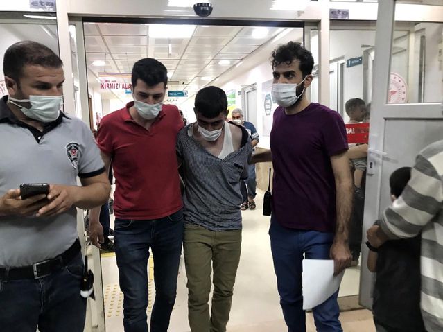 Şanlıurfa'da akü hırsızına meydan dayağı