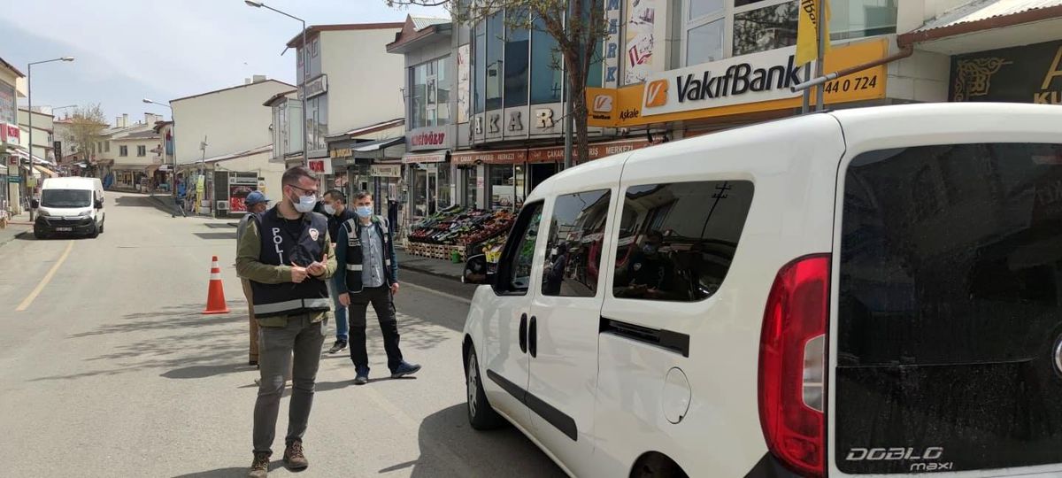 Aşkale\'de kapanma denetimi