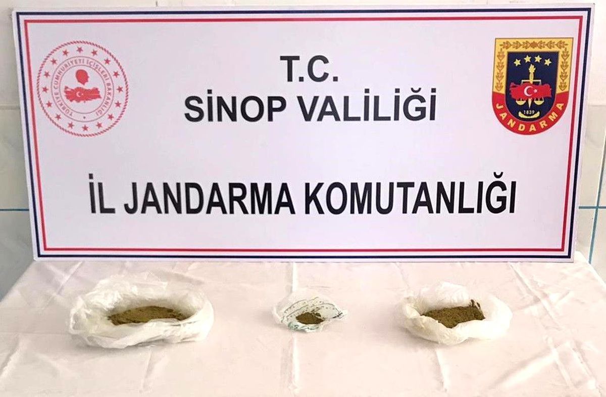 Ayancık\'ta uyuşturucu operasyonu: 1 gözaltı