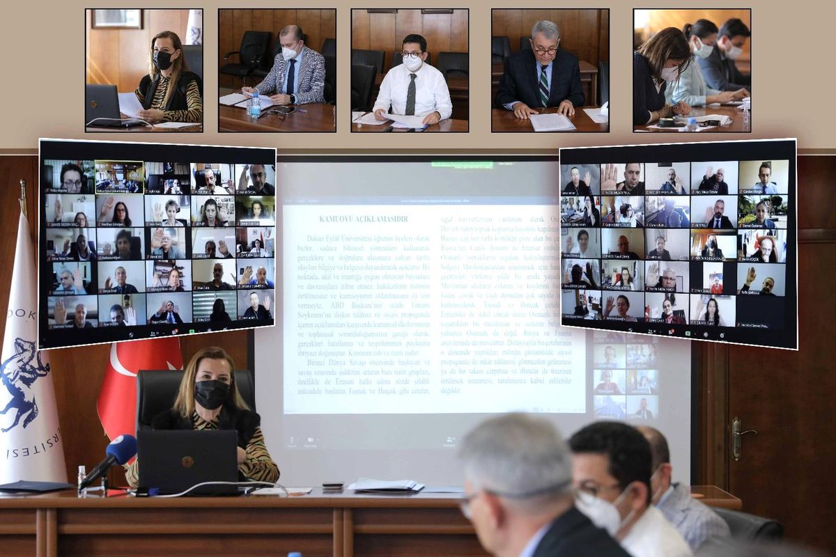DEÜ Senatosu, ABD Başkanının açıklamalarını kınadı