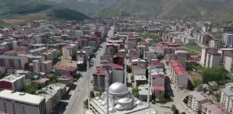 (DRONE) - 'Tam kapanma' uygulaması ile sessizlik hakim oldu