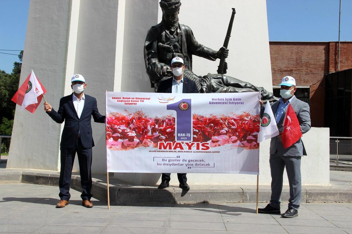 Şırnak\'ta HAK-İŞ\'in 1 Mayıs bildirisi okundu