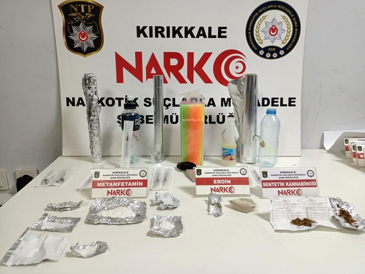 Kırıkkale\'de uyuşturucu operasyonu: 4 gözaltı