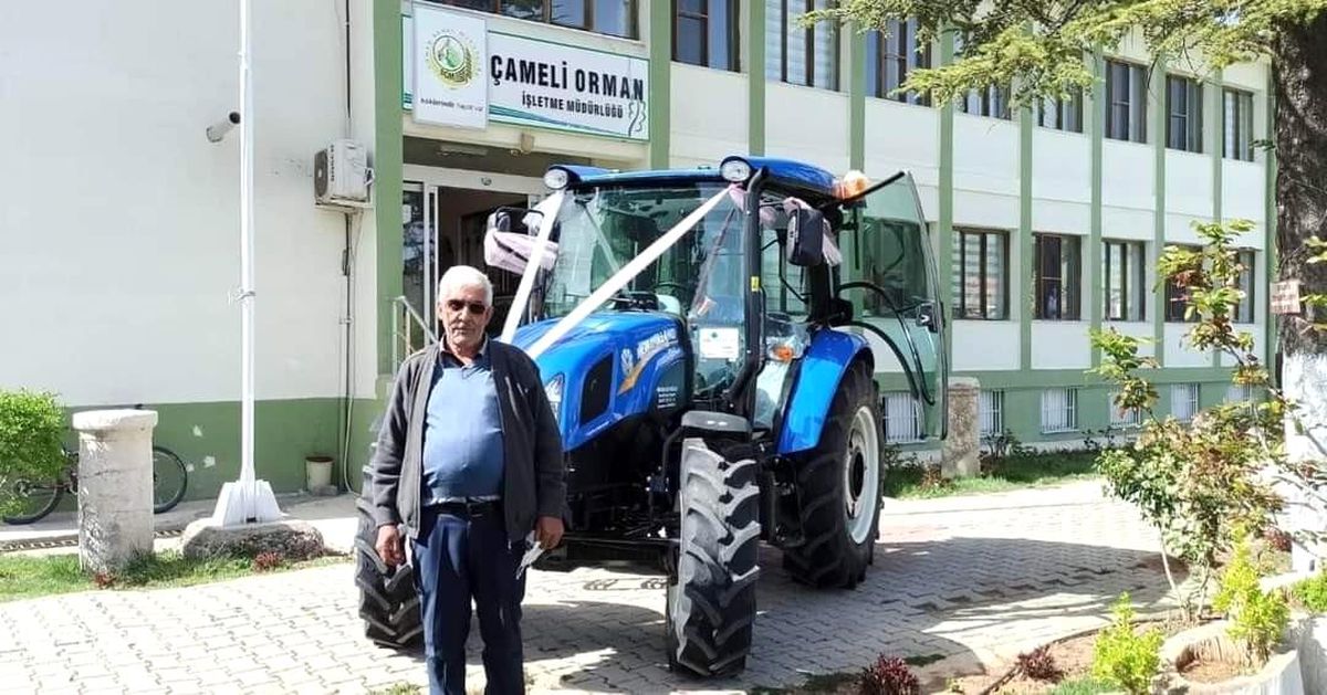 ORKÖY projesi ise çiftçi traktör sahibi oldu