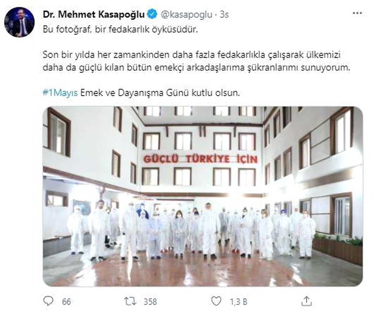 Bakan Kasapoğlu\'nun Sinop\'a notu: "Bu fotoğraf, bir fedakarlık öyküsüdür"