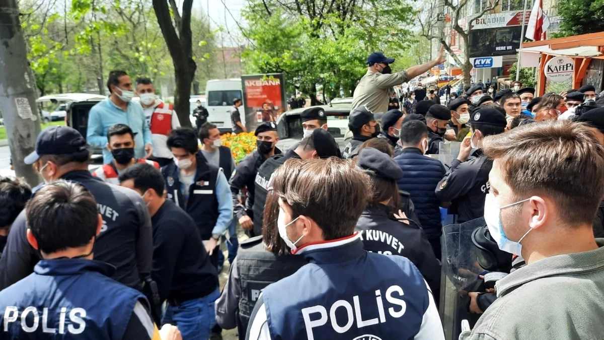 Son dakika haberleri | Beşiktaş\'ta eylemcilere polis müdahalesi