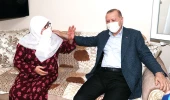 Cumhurbaşkanı Erdoğan, İmamoğlu'yla girdiği diyalogla gündem olan Mahruze Keleş'i ziyaret etti