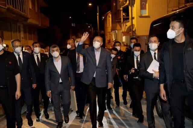 Cumhurbaşkanı Erdoğan, Mahruze Keleş'i ziyaret etti