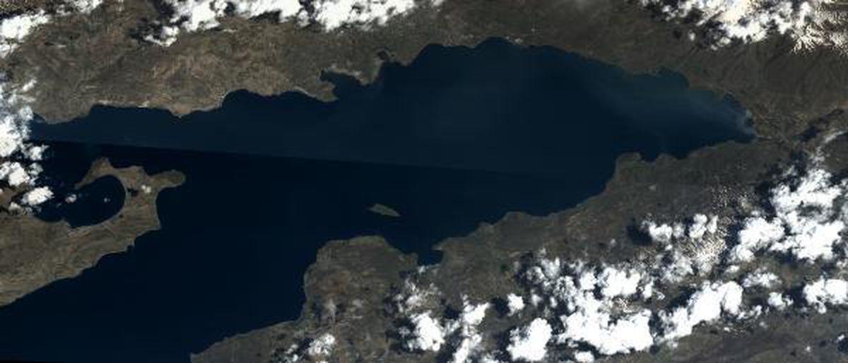 \'Göktürk\'ün gözünden Van Gölü