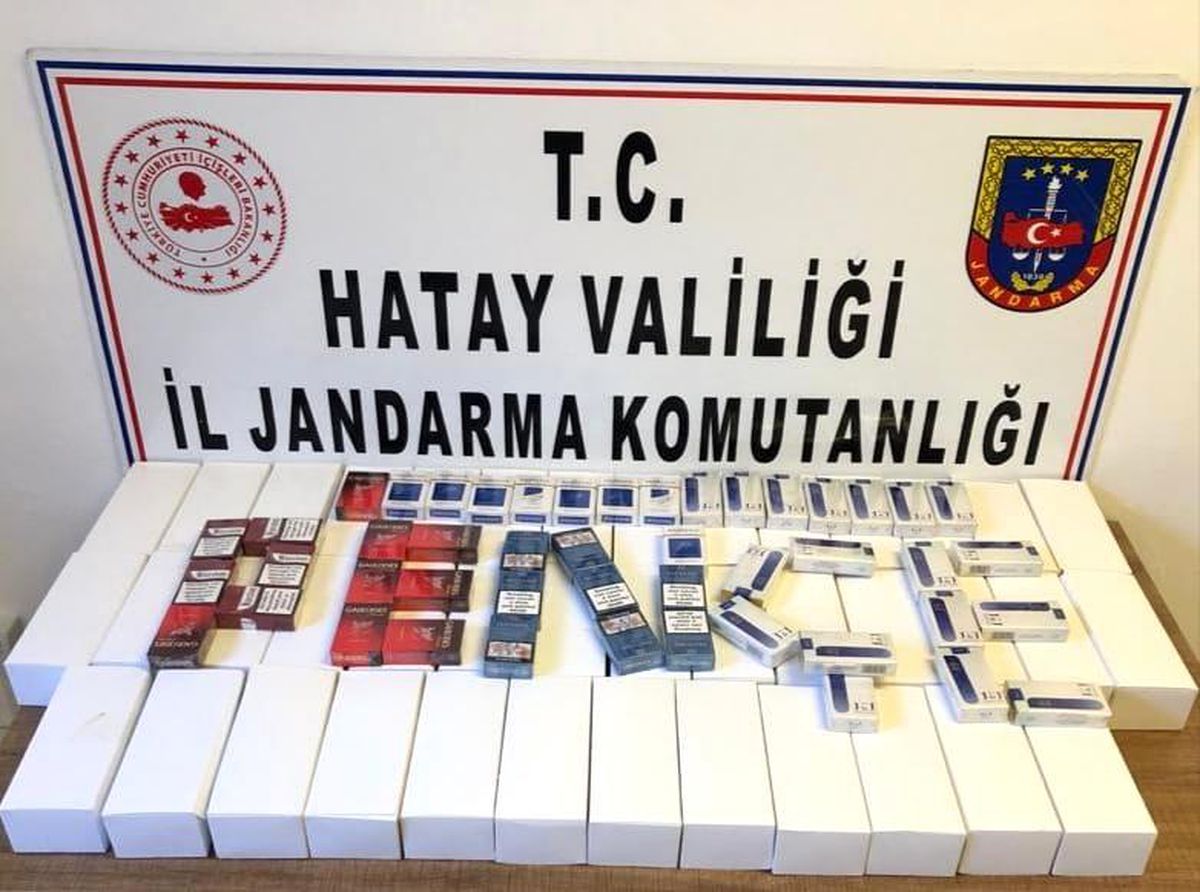 Hatay\'da sigara kaçakçılığı