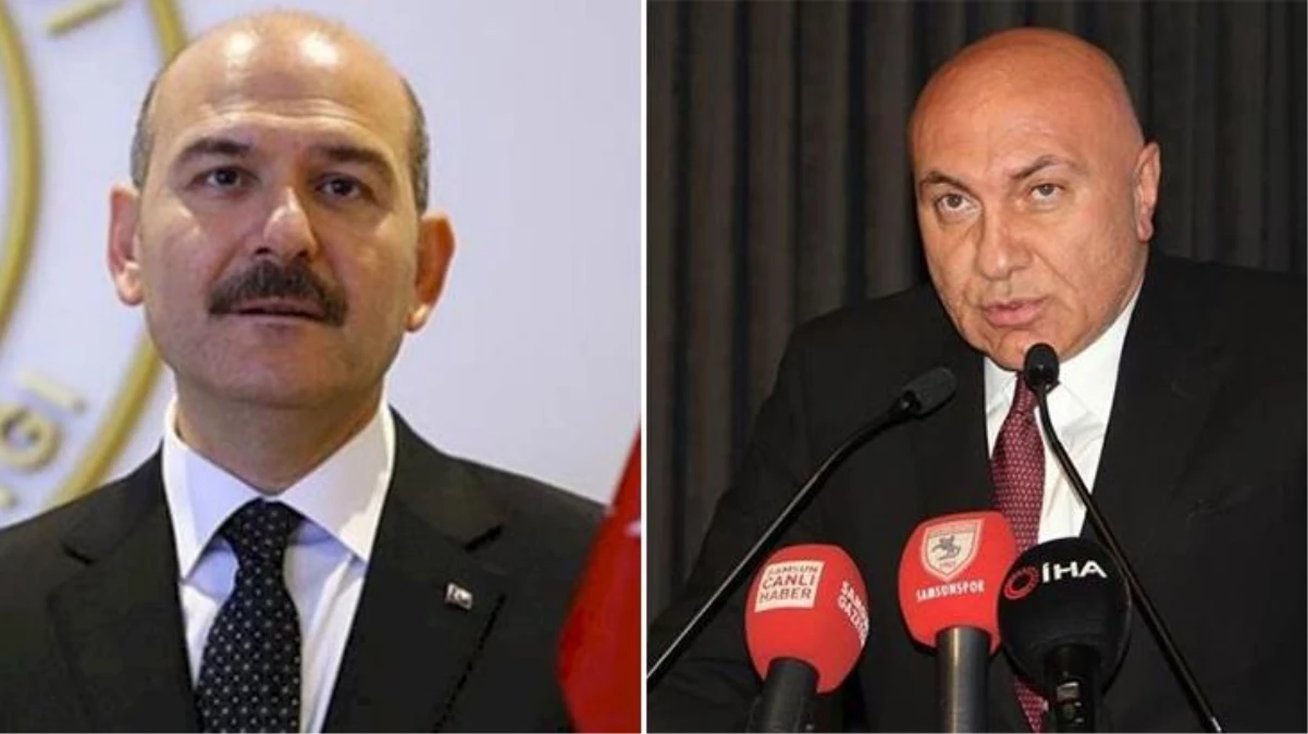 İçişleri Bakanı Süleyman Soylu\'dan Samsunspor Futbol Kulübü Başkanı Yüksel Yıldırım hakkında suç duyurusu