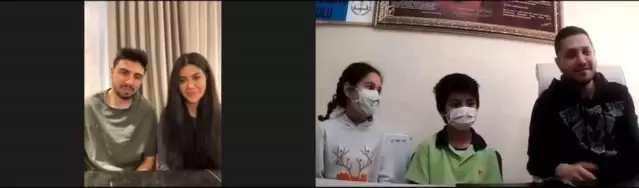 Ozan Tufan ve Rojin Tufan'dan El Birliği Projesi ile Hataylı öğrencilere kütüphane desteği