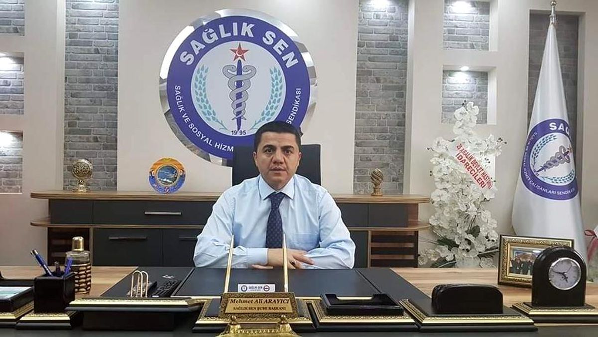 Sağlık-Sen Şube Başkanı Arayıcı\'dan 1 Mayıs kutlaması