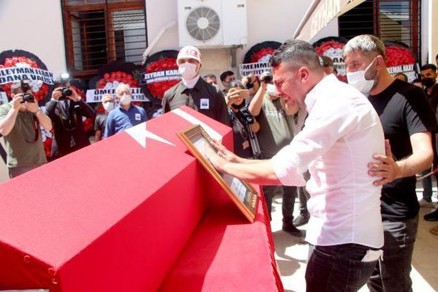 Son dakika haber: Şehit Uzman Çavuş Mehmet Kırmızı, son yolculuğuna uğurlandı