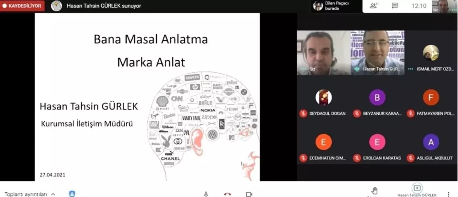 ADÜ\'de \'Bana Masal Anlatma, Marka Anlat\' semineri gerçekleşti