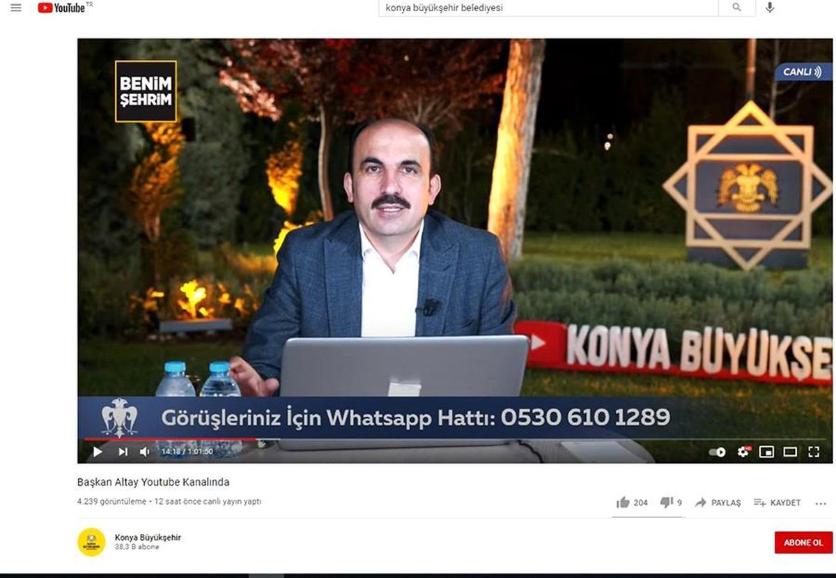 Büyükşehir Belediye Başkanı Altay, çalışmalarını anlattı