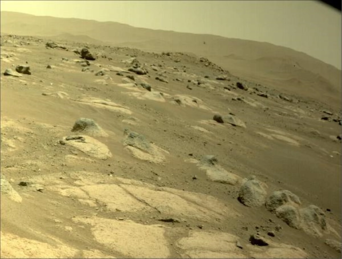 NASA paylaştı: Mars helikopteri 4.uçuşunu 117 saniyede tamamladı