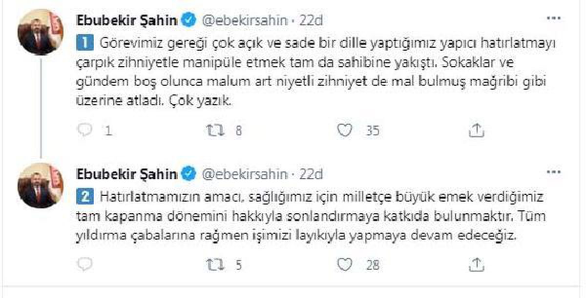 RTÜK Başkanı Şahin\'den \'mesaj\' açıklaması